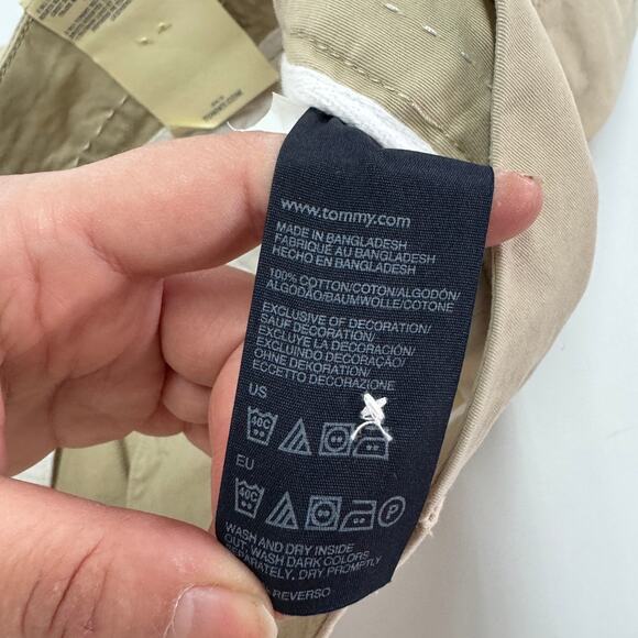 Tommy Hilfiger Shorts Womens 14 Tan Khaki Chino Cotton‎ - Picture 4 of 9